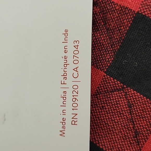 Tidings+Traditions Two Towels 2 Mini Mits 2 Dish Cloths Red & Black Plaid (NWT) - Picture 7 of 7